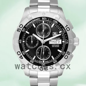 Tag Heuer Aquaracer CAF2010.BA0815 Men's 43mm Bracelet Black Dial
