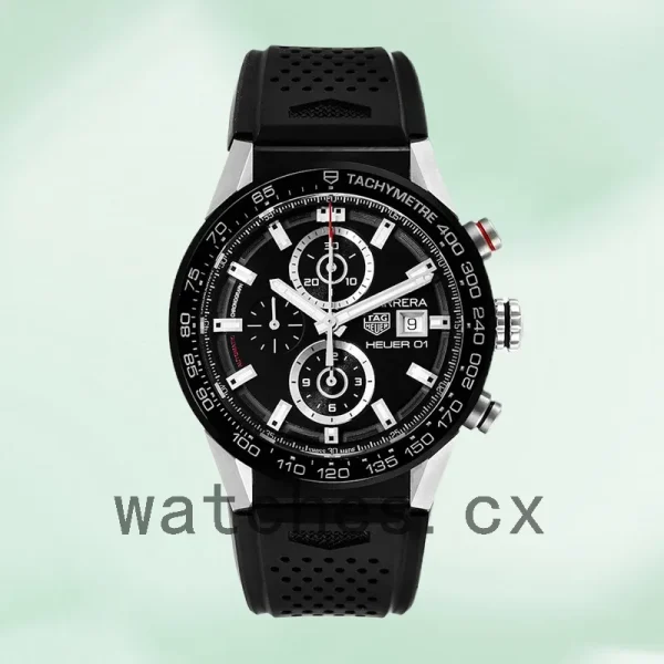 Tag Heuer Carrera 43mm CAR201Z.BA0714 Men's Japanese Quartz - Image 2