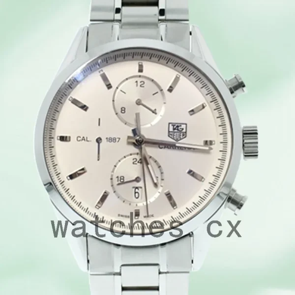 Tag Heuer Carrera 43mm Men's CAR2111.BA0720 Automatic Silver-tone