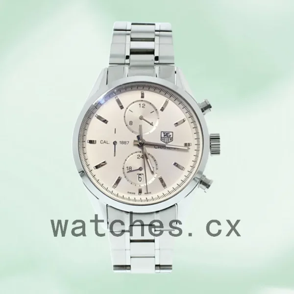 Tag Heuer Carrera 43mm Men's CAR2111.BA0720 Automatic Silver-tone - Image 2