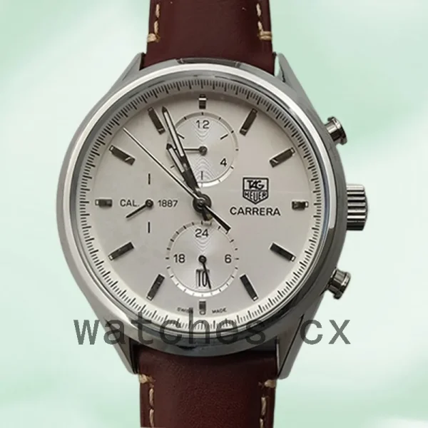 Tag Heuer Carrera CAR2111.FC6291 Men's 43mm White Dial