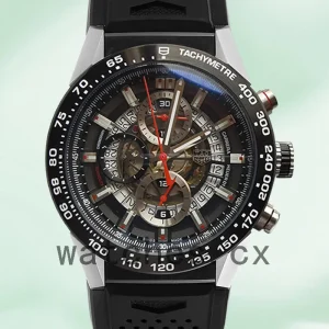 Tag Heuer Carrera CAR2A1Z Men's 43mm Rubber Band