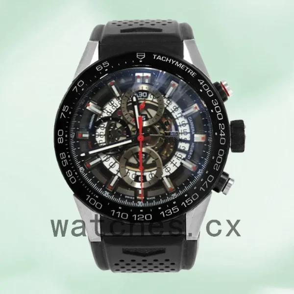 Tag Heuer Carrera Men's CAR2A1Z.FT6051 40mm Black Dial - Image 2