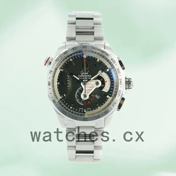 Tag Heuer Carrera Men's 43mm CAV5115.BA0902 Black Dial - Image 2