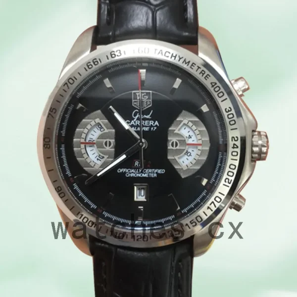 Tag Heuer Carrera 43mm CAV511A.FC6225 Men's Black Dial