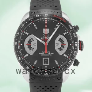 Tag Heuer Grand Carrera 43mm CAV511C.FT6016 Men's Quartz Rubber Band