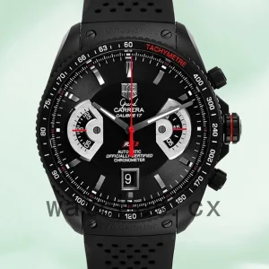 Tag Heuer Grand Carrera 43mm CAV518B.FT6016 Men's Black-tone