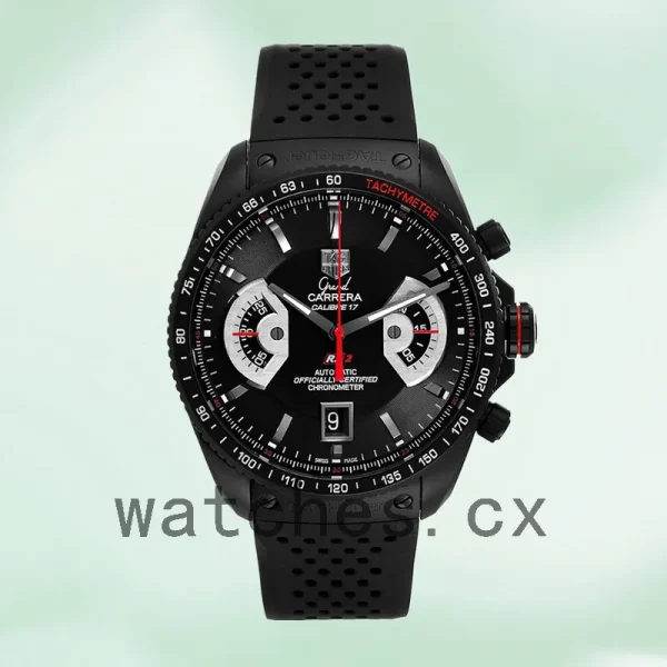 Tag Heuer Grand Carrera 43mm CAV518B.FT6016 Men's Black-tone - Image 2