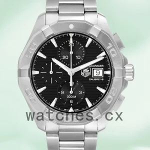 Tag Heuer Aquaracer Men's 43mm CAY2110.BA0927 Bracelet Black Dial