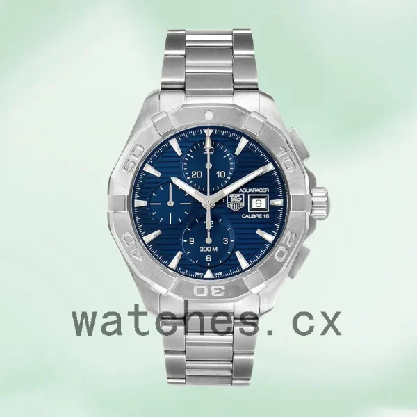 Tag Heuer Aquaracer Men's CAY2112.BA0927 43mm Japanese Quartz Silver-tone - Image 2