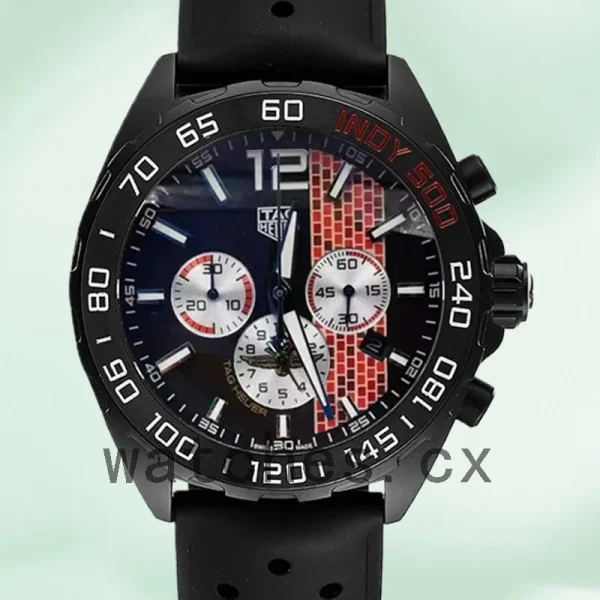 Tag Heuer Formula 1 CAZ101AD.FT8024 Men's 43mm Rubber Band