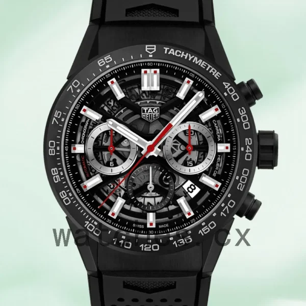 Tag Heuer Carrera CBG2090.FT6145 Men's 43mm Quartz Black Dial