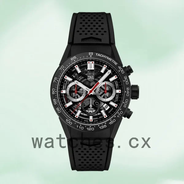 Tag Heuer Carrera CBG2090.FT6145 Men's 43mm Quartz Black Dial - Image 2