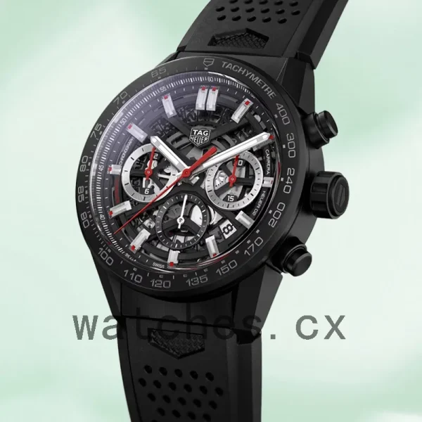 Tag Heuer Carrera CBG2090.FT6145 Men's 43mm Quartz Black Dial - Image 3