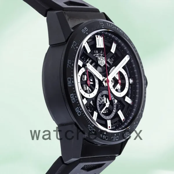 Tag Heuer Carrera CBG2090.FT6145 Men's 43mm Quartz Black Dial - Image 4