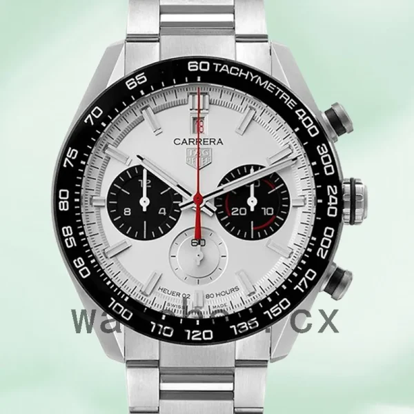 Tag Heuer Carrera 43mm CBN2A1D.BA0643 Men's Silver-tone