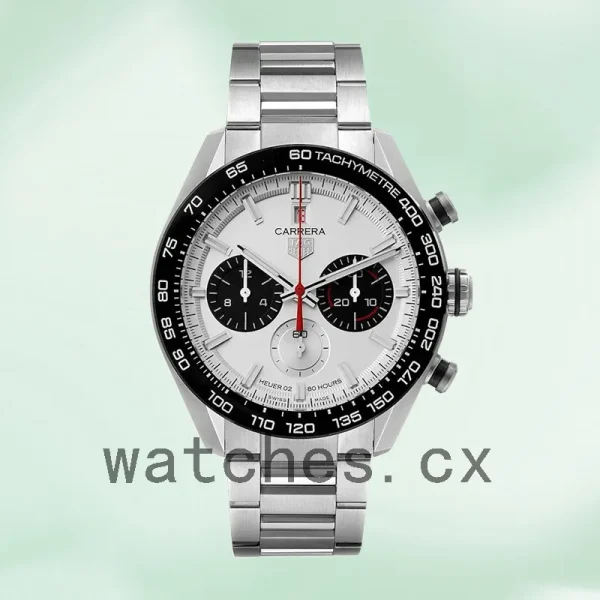 Tag Heuer Carrera 43mm CBN2A1D.BA0643 Men's Silver-tone - Image 2