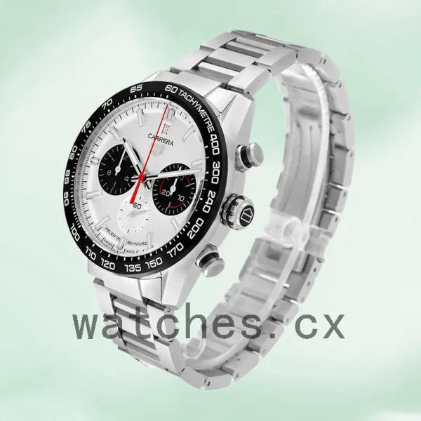 Tag Heuer Carrera 43mm CBN2A1D.BA0643 Men's Silver-tone - Image 3