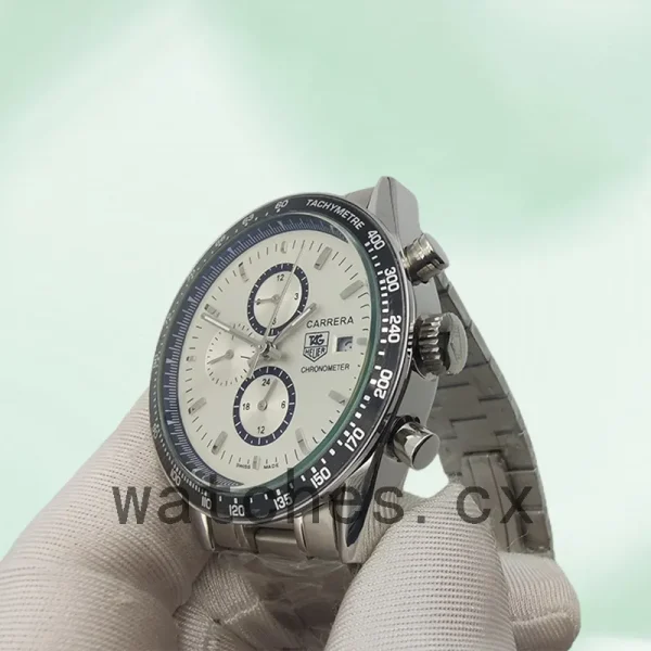 Tag Heuer Carrera CV2011.BA0786 Men's 41mm Japanese Quartz Bracelet - Image 3