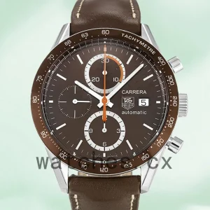 Tag Heuer Carrera Men's 43mm CV2013.FC6234 Automatic Brown Dial