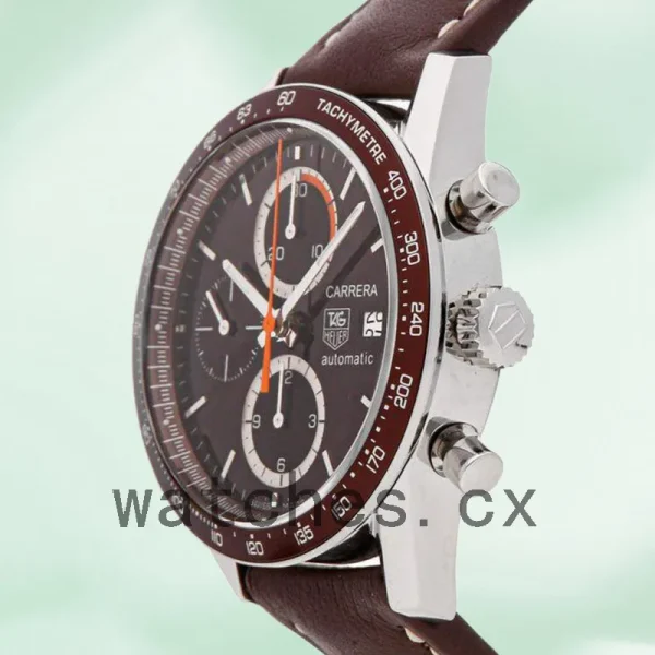 Tag Heuer Carrera Men's 43mm CV2013.FC6234 Automatic Brown Dial - Image 3