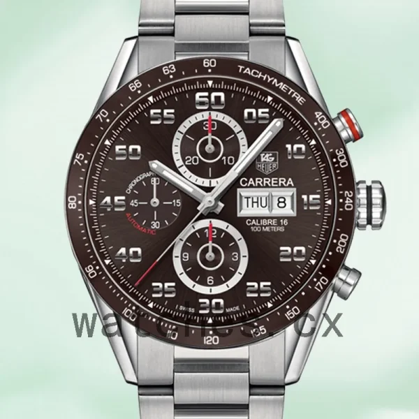Tag Heuer Carrera 43mm CV2A1S.BA0799 Men's Silver-tone