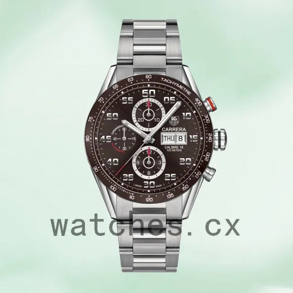 Tag Heuer Carrera 43mm CV2A1S.BA0799 Men's Silver-tone - Image 2