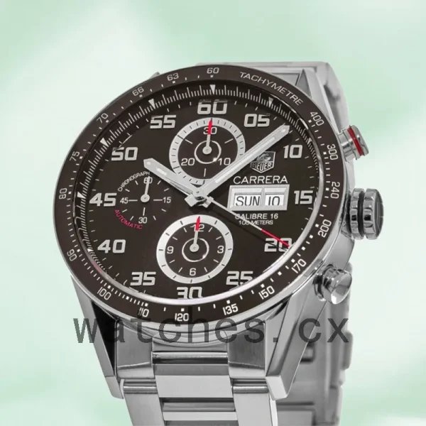 Tag Heuer Carrera 43mm CV2A1S.BA0799 Men's Silver-tone - Image 4