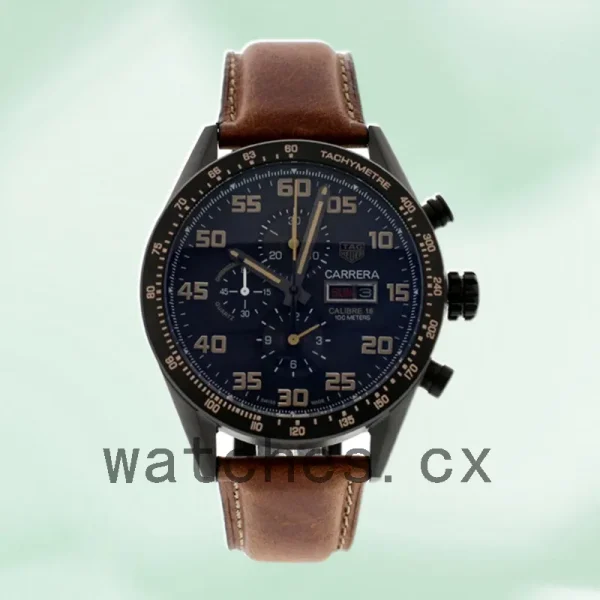 Tag Heuer Carrera Men's 43mm CV2A84.FC6394 Black Black Dial - Image 2