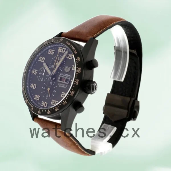 Tag Heuer Carrera Men's 43mm CV2A84.FC6394 Black Black Dial - Image 3