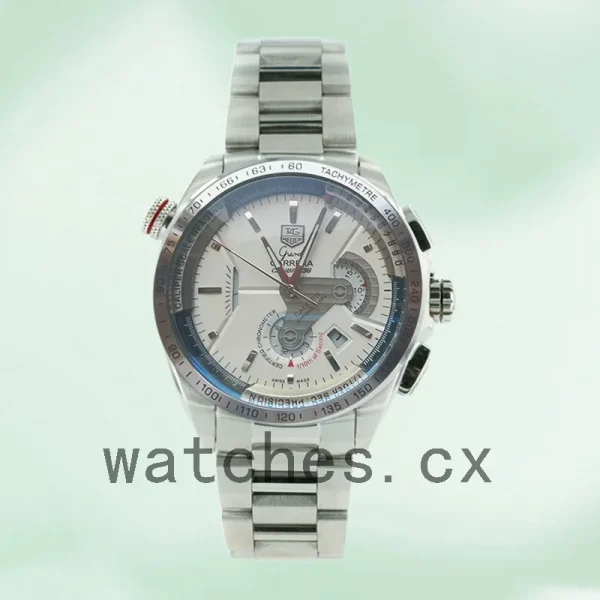 Tag Heuer Carrera 43mm Men's CarreraWSB002 Silver-tone - Image 2