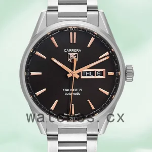 Tag Heuer Carrera Men's WAR201C.BA0723 43mm Silver-tone Automatic