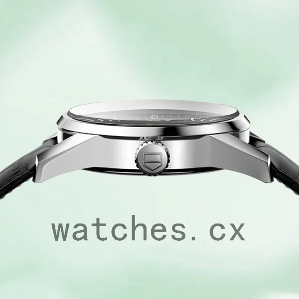 Tag Heuer Carrera 43mm WAR201C.FC6266 Men's Silver-tone Leather Strap - Image 4