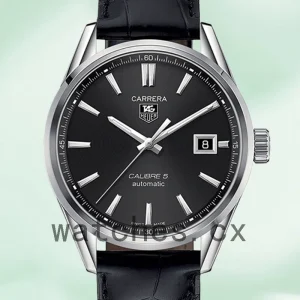 Tag Heuer Carrera WAR211A.FC6180 Men's 43mm Leather Strap