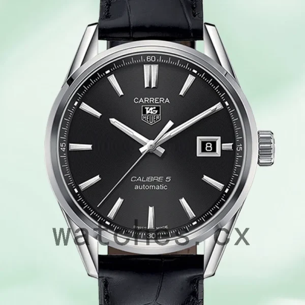 Tag Heuer Carrera WAR211A.FC6180 Men's 43mm Leather Strap