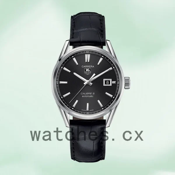 Tag Heuer Carrera WAR211A.FC6180 Men's 43mm Leather Strap - Image 2