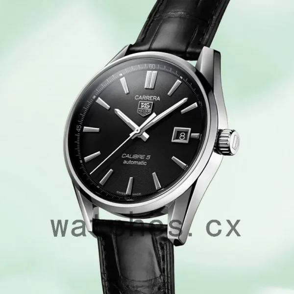 Tag Heuer Carrera WAR211A.FC6180 Men's 43mm Leather Strap - Image 3
