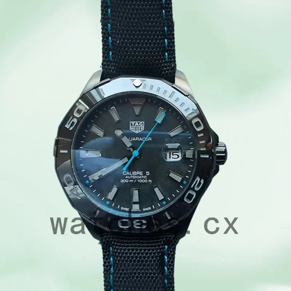Tag Heuer Aquaracer WBD218C.FC6447 43mm Men's Black Dial - Image 2