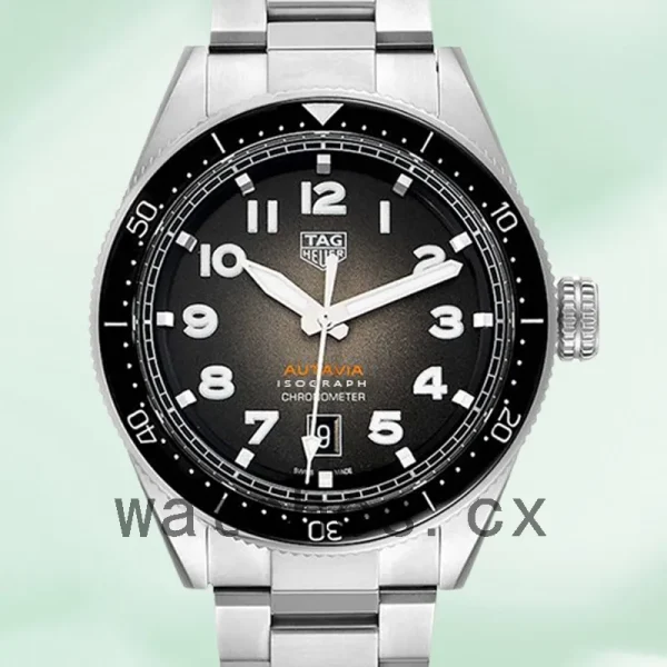 Tag Heuer Autavia 44mm Men's WBE5114.EB0173 Bracelet Silver-tone