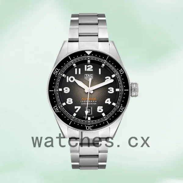 Tag Heuer Autavia 44mm Men's WBE5114.EB0173 Bracelet Silver-tone - Image 2