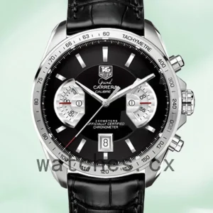 Tag Heuer Grand Carrera CAV511A.FC6225 43mm Men Leather Strap