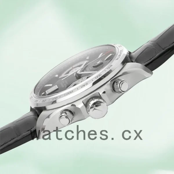 Tag Heuer Grand Carrera CAV511A.FC6225 43mm Men Leather Strap - Image 3