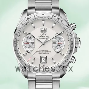 Tag Heuer Grand Carrera CAV511B.BA0902 43mm Men White Dial