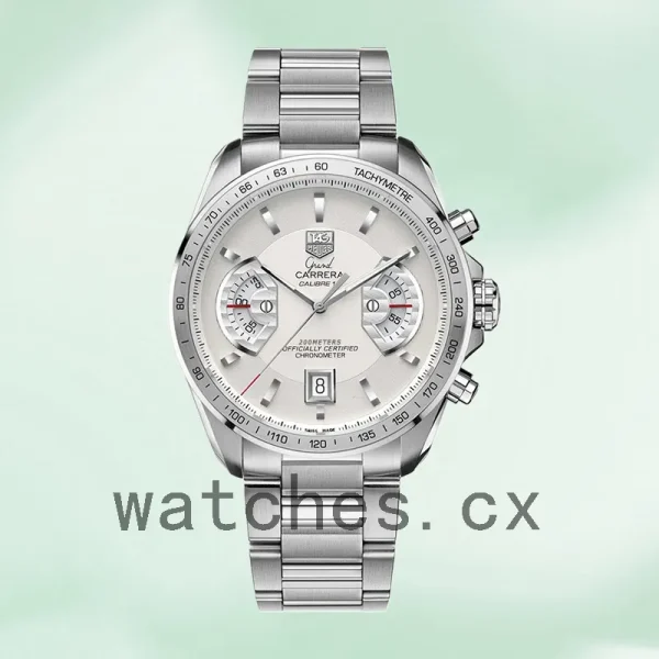 Tag Heuer Grand Carrera CAV511B.BA0902 43mm Men White Dial - Image 2
