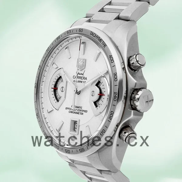 Tag Heuer Grand Carrera CAV511B.BA0902 43mm Men White Dial - Image 3
