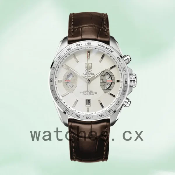 Tag Heuer Grand Carrera 43mm Men CAV511B.FC6231 Silver-tone - Image 2