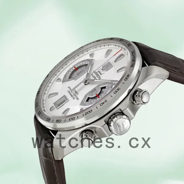 Tag Heuer Grand Carrera 43mm Men CAV511B.FC6231 Silver-tone - Image 3