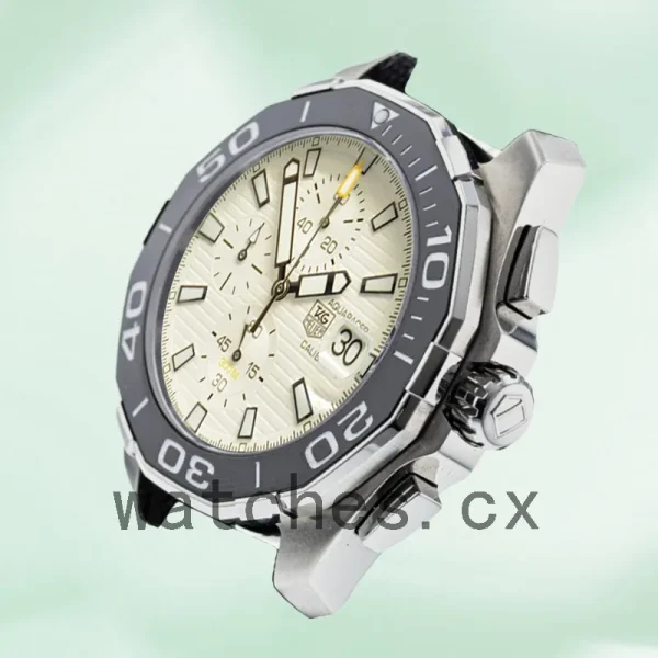 Tag Heuer Aquaracer 43mm CAY211A-003 Men White Dial - Image 3