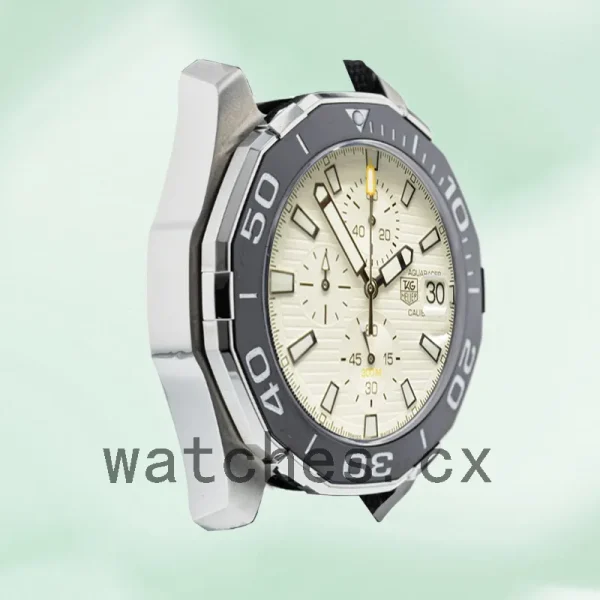 Tag Heuer Aquaracer 43mm CAY211A-003 Men White Dial - Image 4
