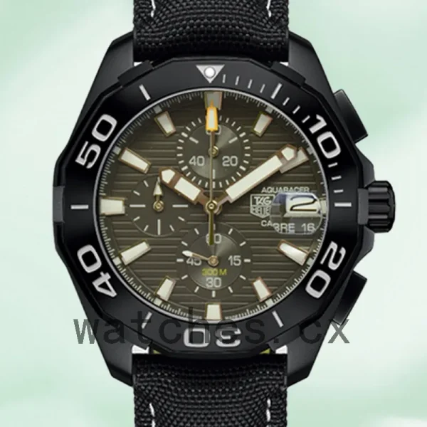 Tag Heuer Aquaracer CAY218A-001 Men 43mm Strap